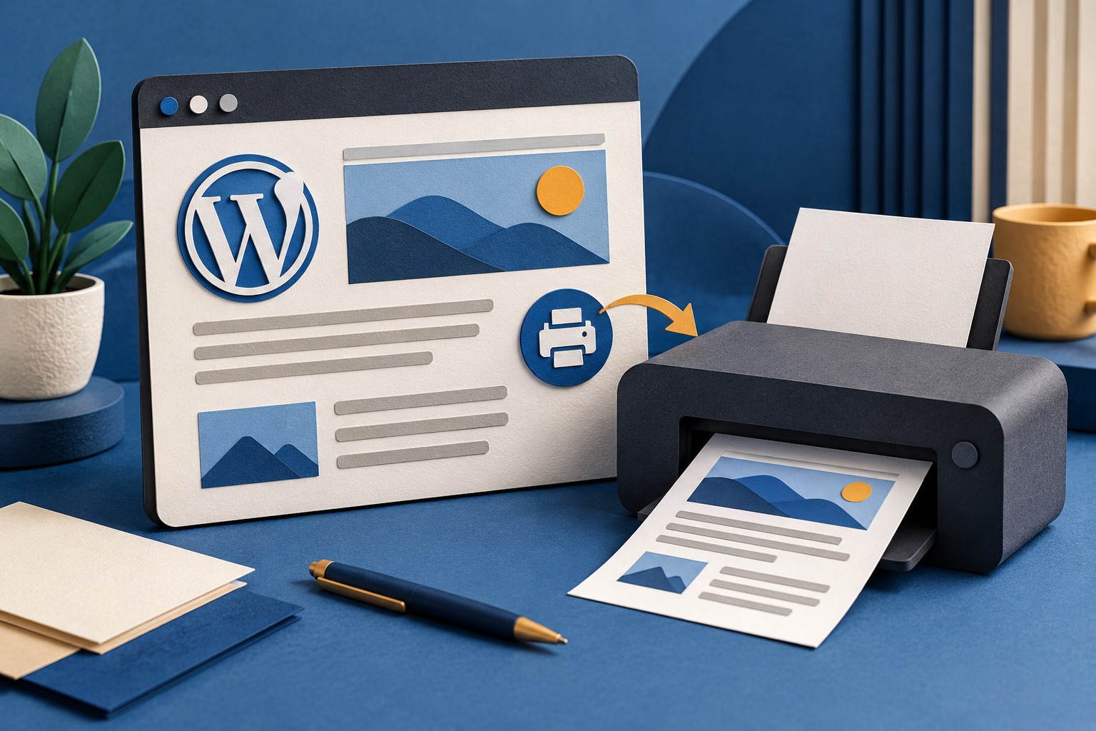 How to add a print button to WordPress