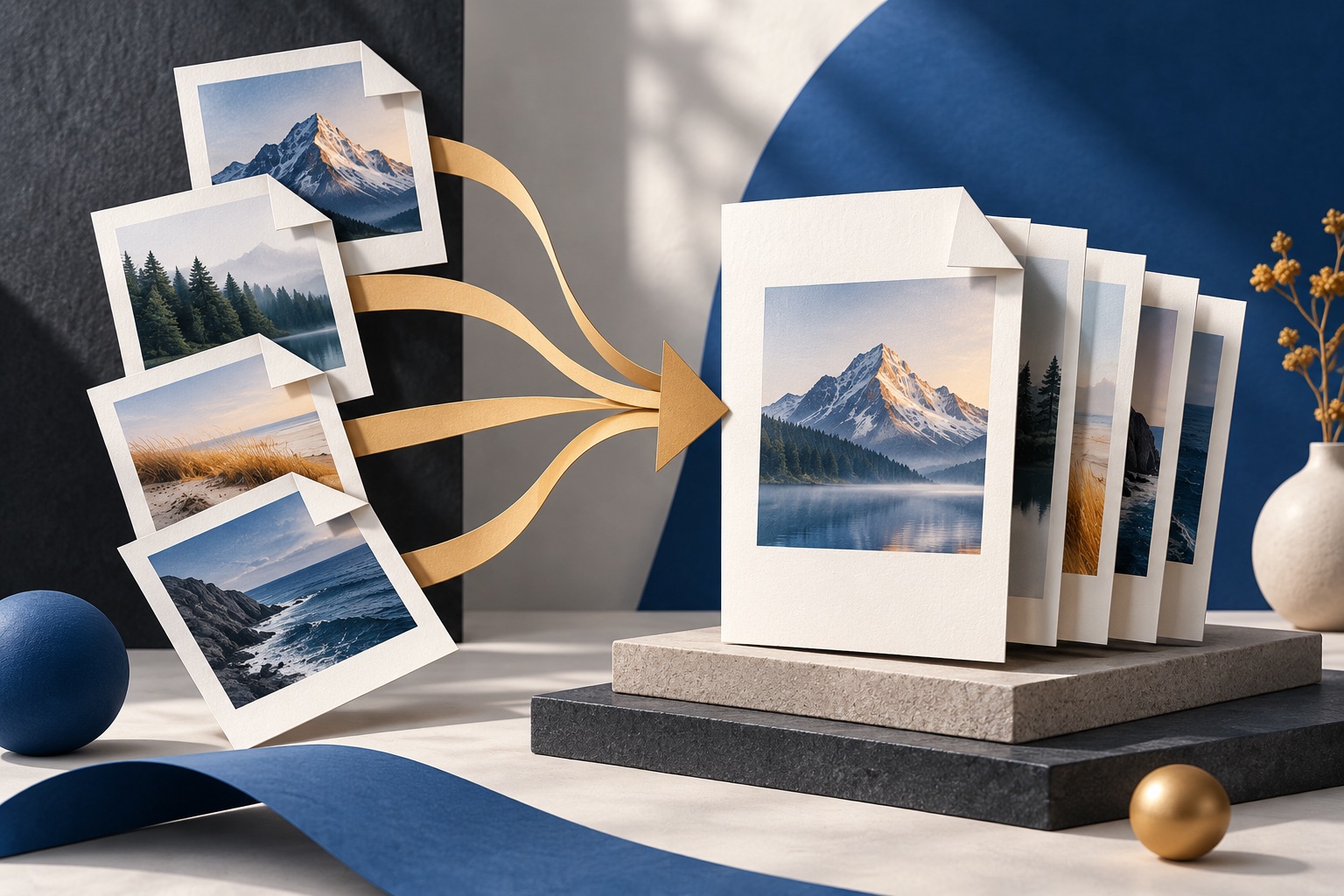 How to combine PDF files in a custom page order
