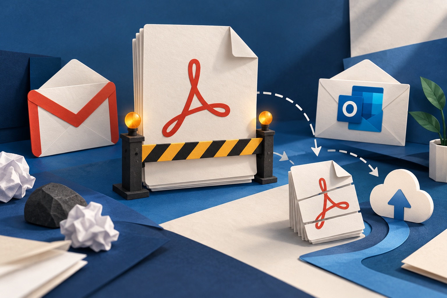 Gmail and Outlook PDF attachment limits: what to do