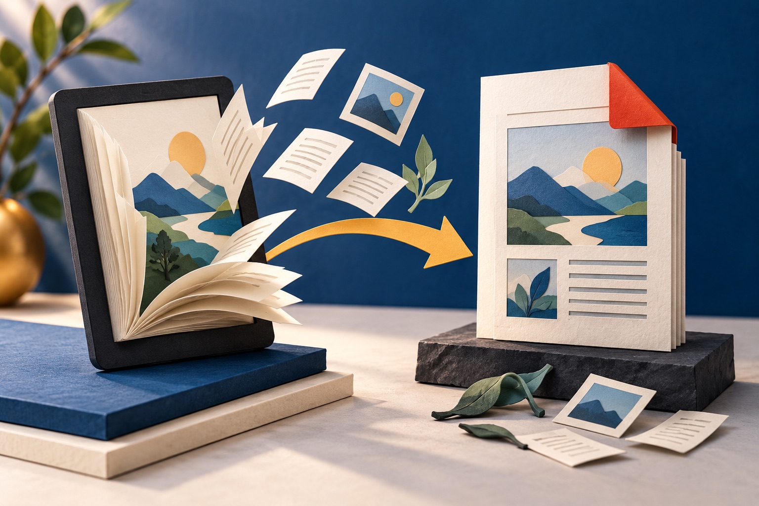 How to convert an EPUB to PDF, and what you give up