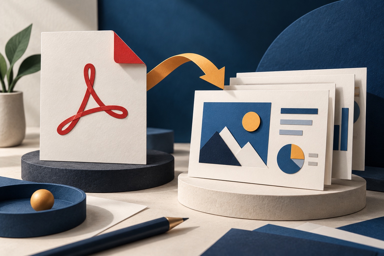 How to convert a PDF back into an editable deck