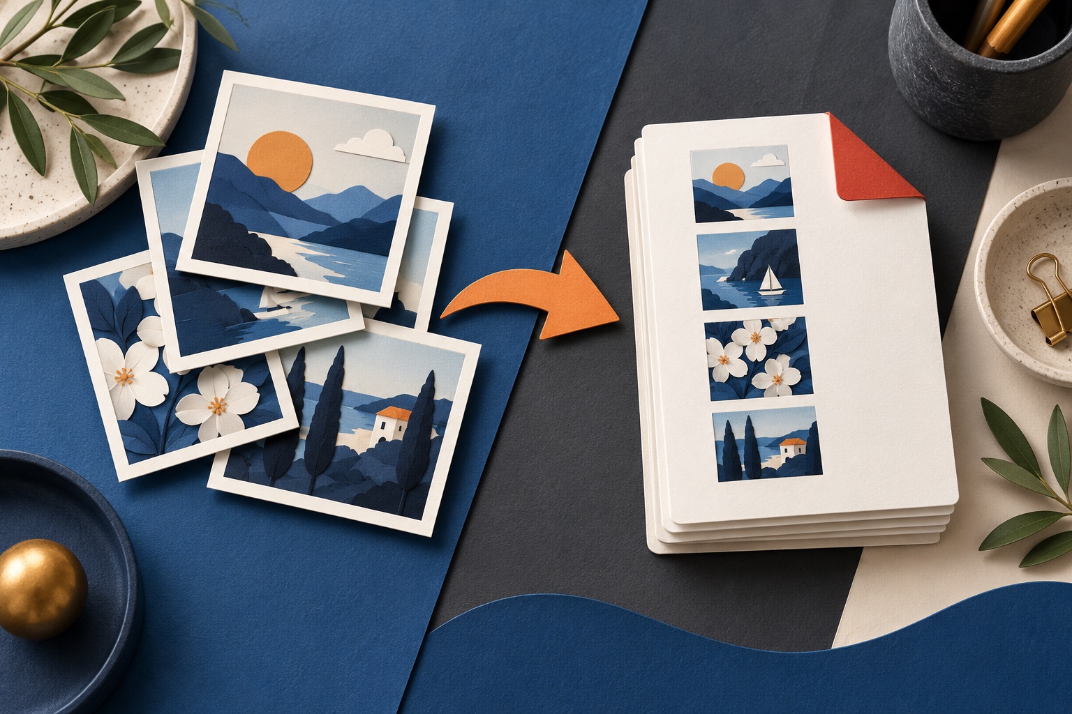 How to convert PNG images to a PDF