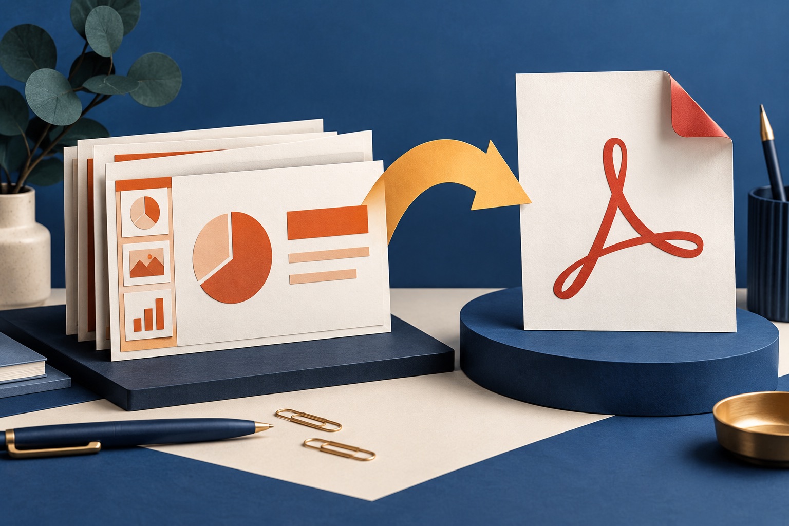 How to convert a PowerPoint deck to PDF