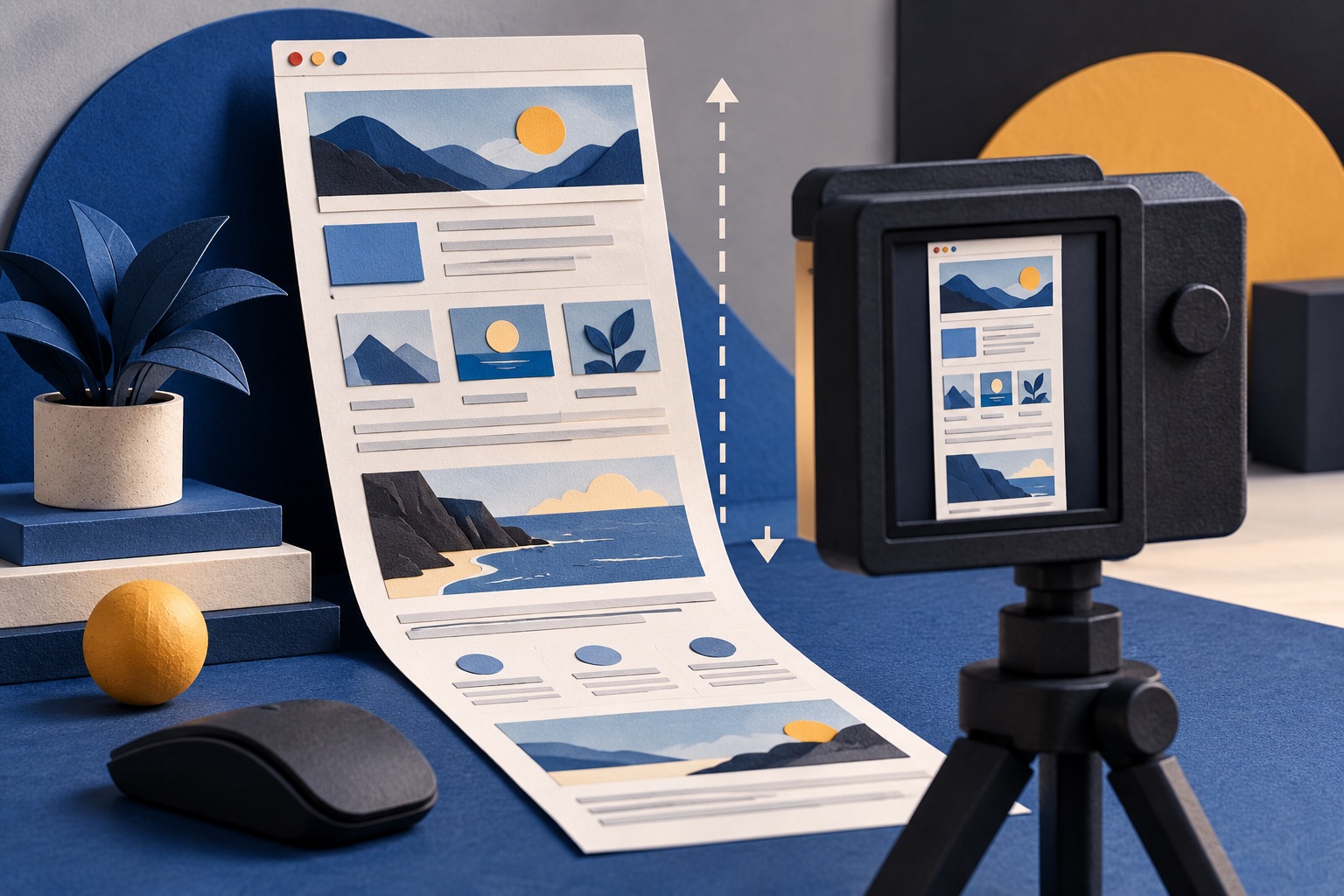 How to take a full-page screenshot of a website