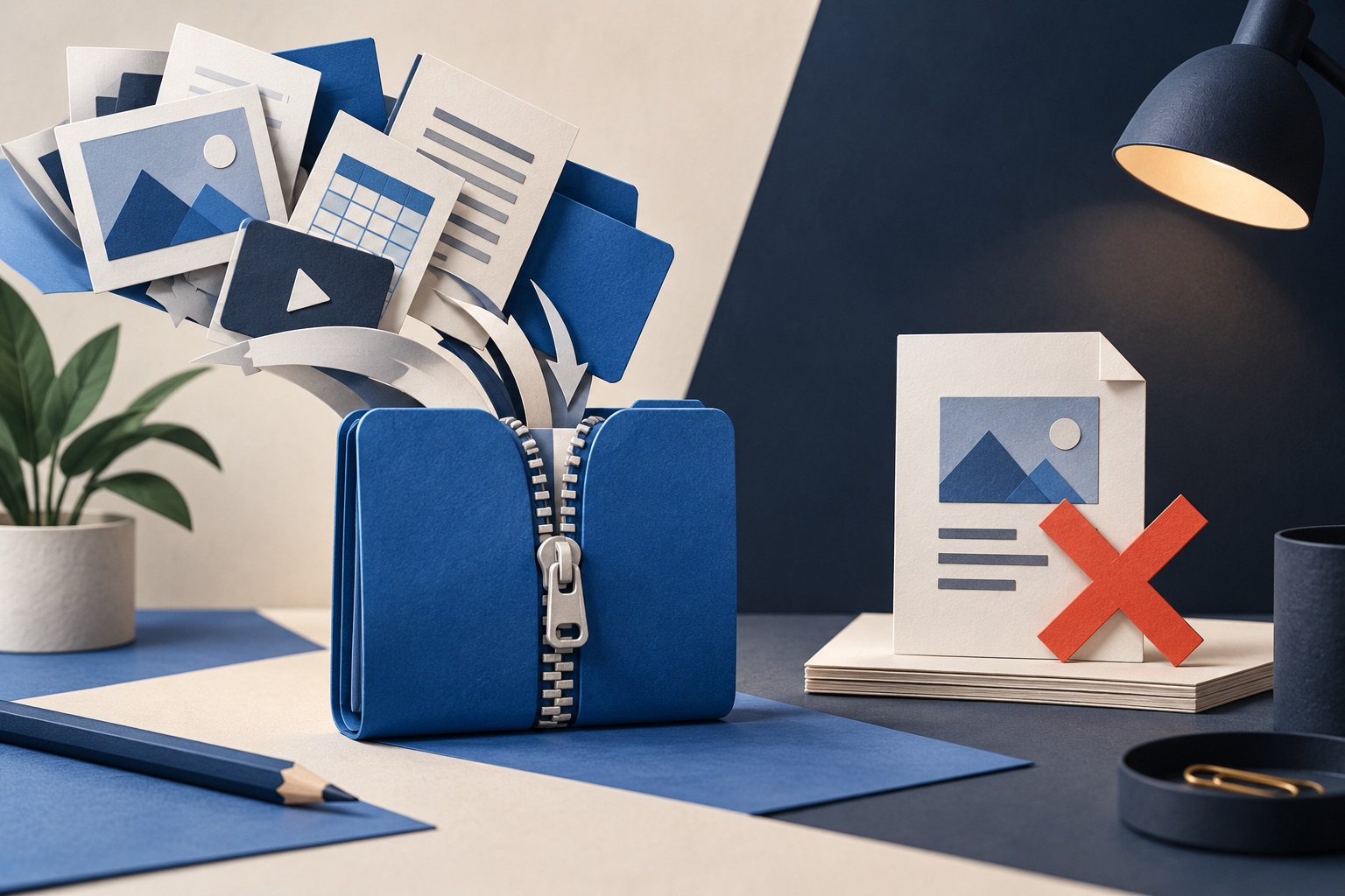 How to make a ZIP file, and when zipping is pointless