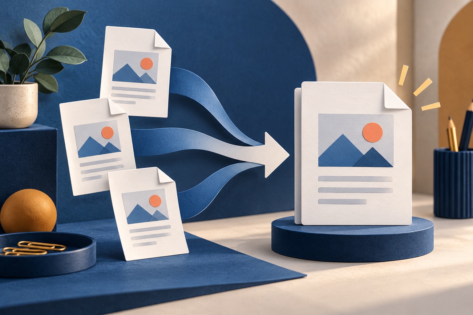 How to merge PDF files for free