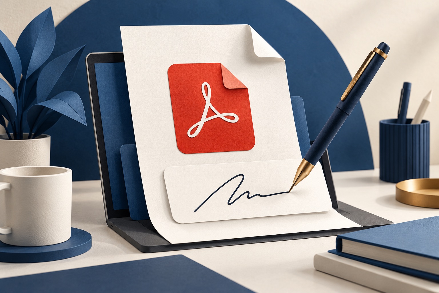 How to sign a PDF without printing it
