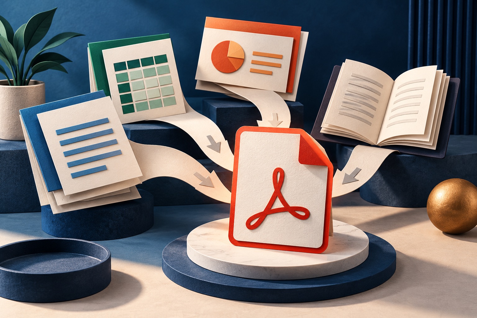 How to make a PDF from Word, Excel, PowerPoint or an ebook