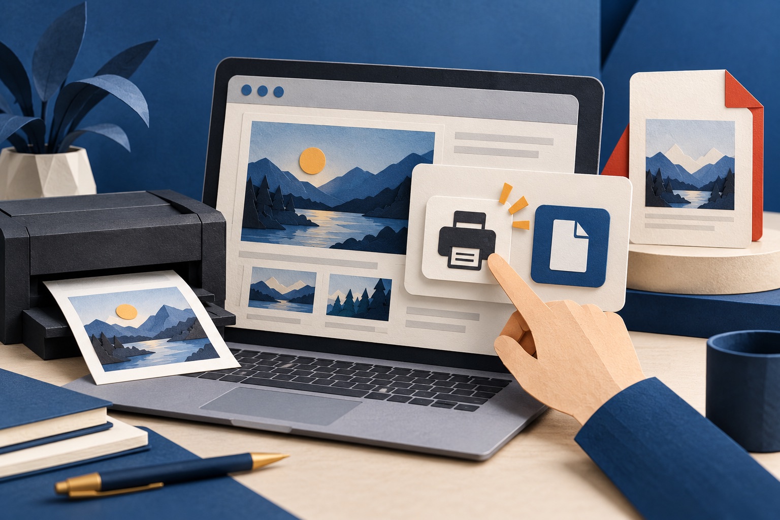 How to add a print or PDF button to any website