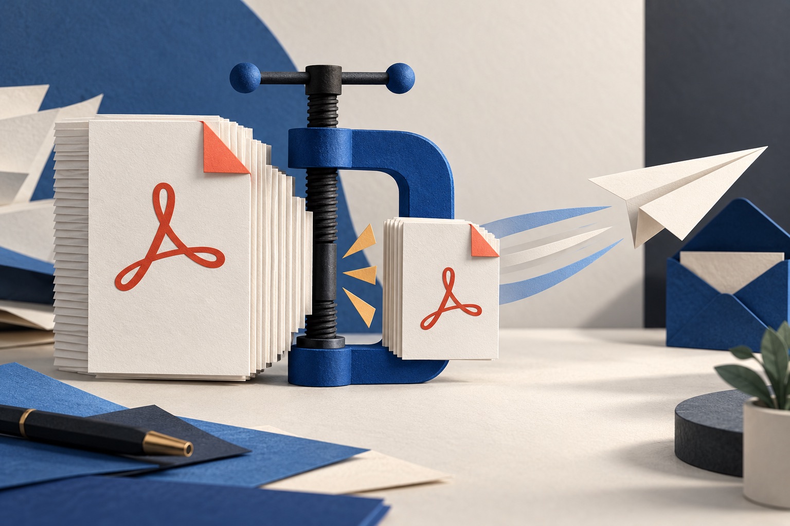 How to reduce a PDF file size for email