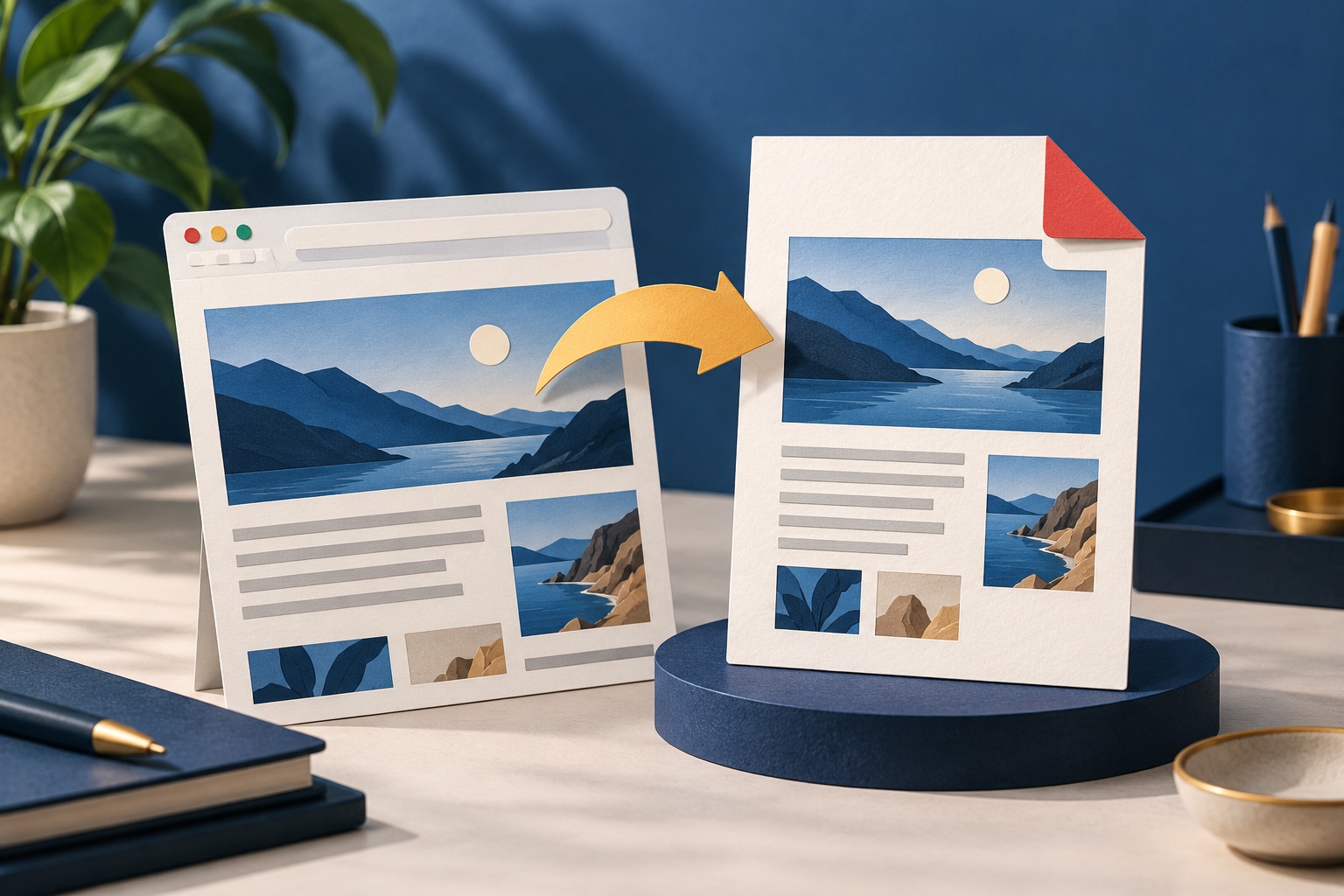 How to save a web page as a clean PDF in Chrome