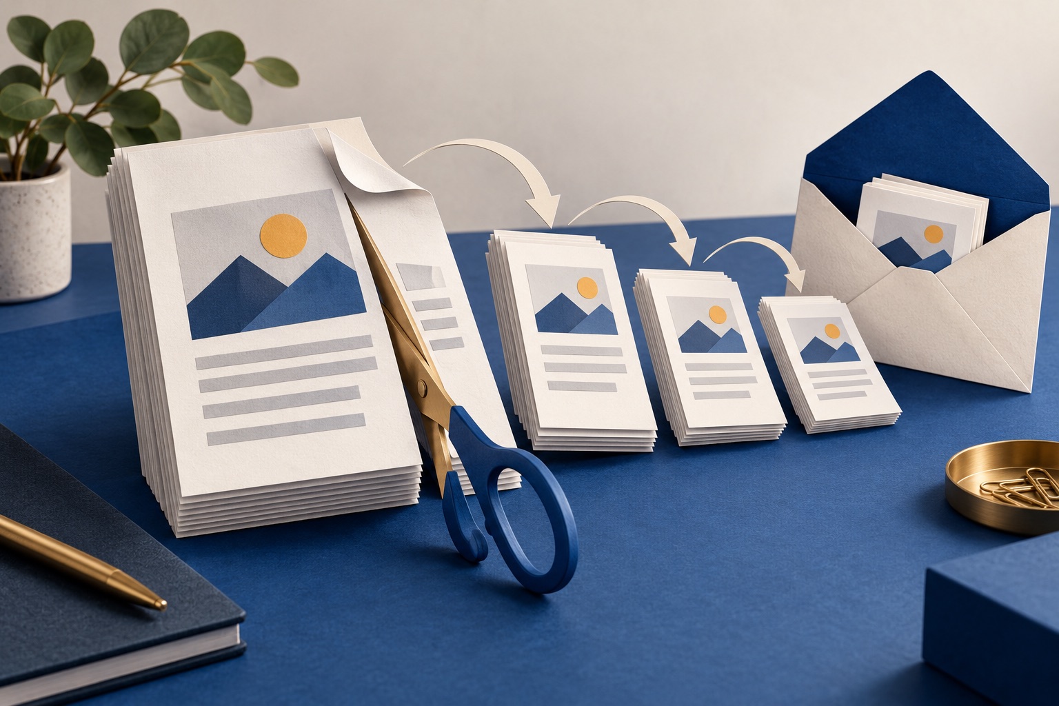 How to split a large PDF to get under an email size limit