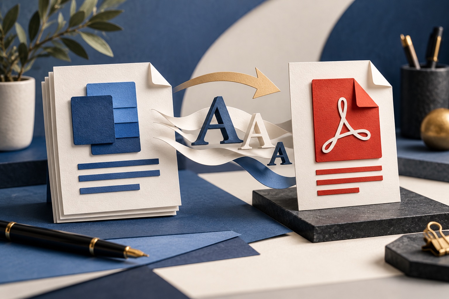 How to convert Word to PDF and keep the fonts